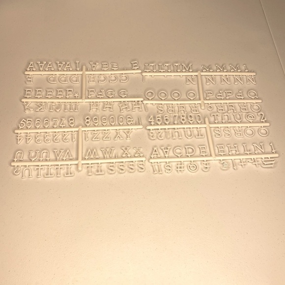 Letters for Felt Letter Board- Letters, Numbers & Symbols - Picture 1 of 4